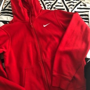 Red Nike Hoodie